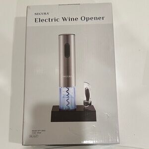 Secura Electric Wine Opener - Silver